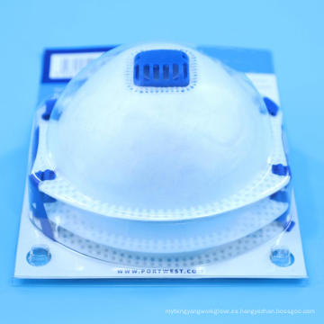 Máscara de válvula con forma de copa aprobada de alta calidad Mascarilla protectora contra el polvo